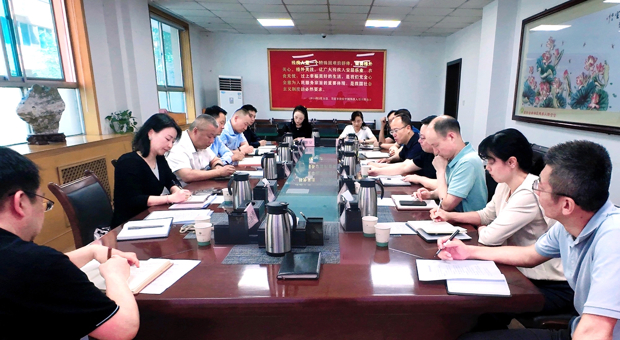 強(qiáng)盛一行赴西安市殘疾人聯(lián)合會(huì)開(kāi)展專(zhuān)題調(diào)研——共商殘疾人康復(fù)養(yǎng)老事業(yè)發(fā)展，探索科技助殘服務(wù)新模式